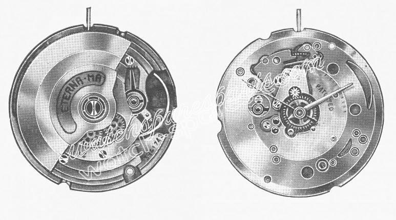 Axe De Balancier Pour Montre Eterna 1427, 1428, 1429 - Marque RONDA - Neuf Sans étiquette